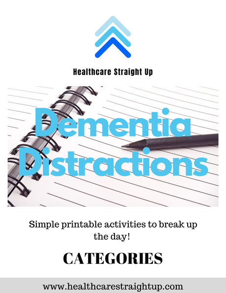 Cover of the Categories activity sheet
