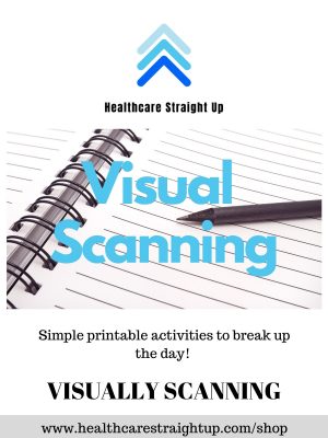 visual scanning printable